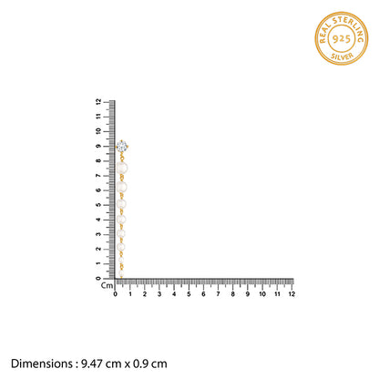 Golden Brigitte Pearl Danglers