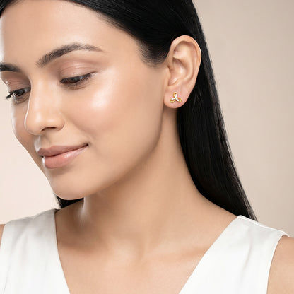 Golden Hera Radiance Studs