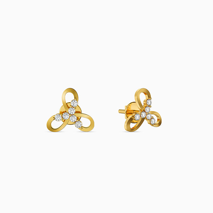 Golden Hera Radiance Studs