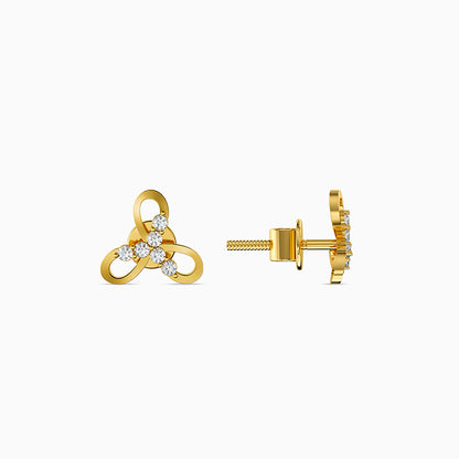 Golden Hera Radiance Studs