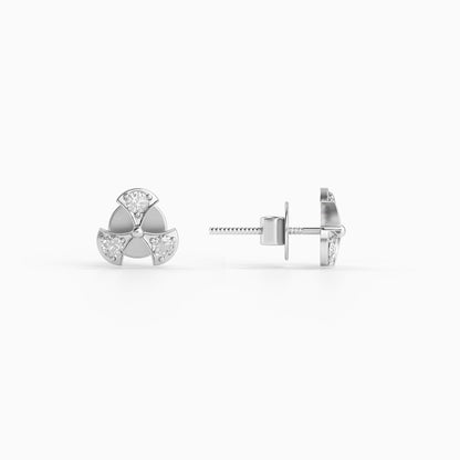 Silver Zephyr Spark Earrings