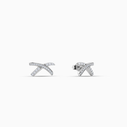 Silver Clarissa Stud Earrings