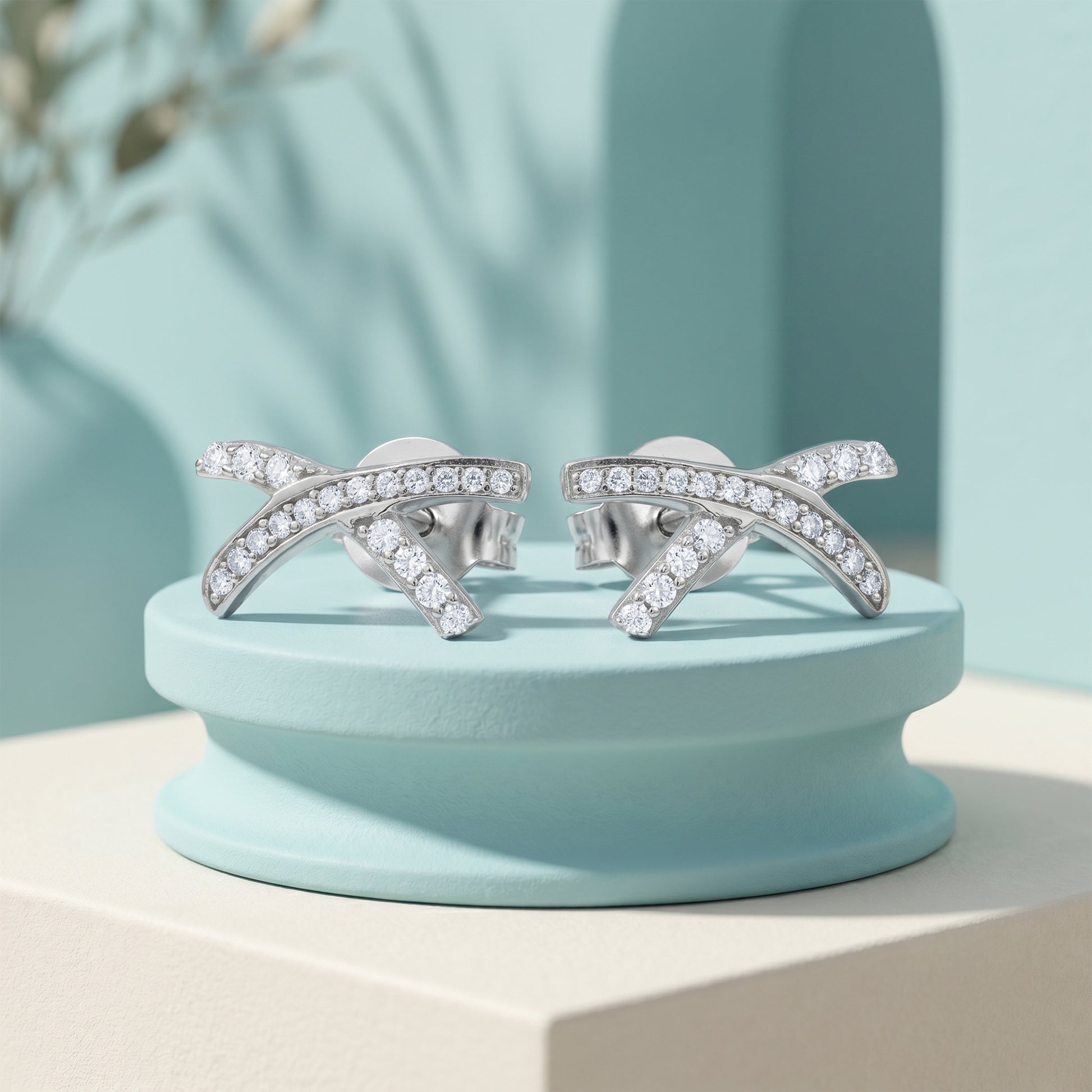 Silver Clarissa Stud Earrings