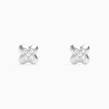 Silver Tansy Earrings