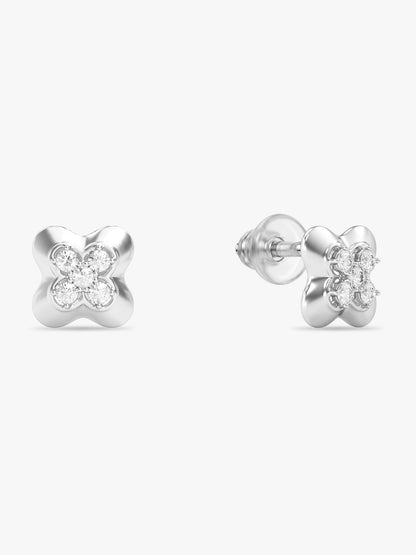 Silver Tansy Earrings