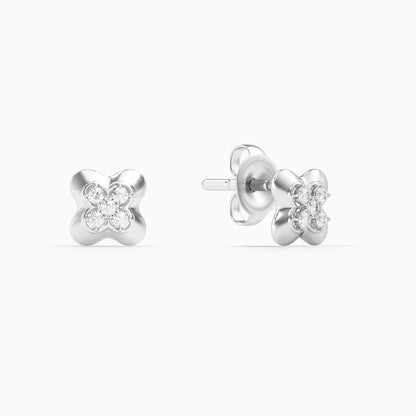 Silver Tansy Earrings