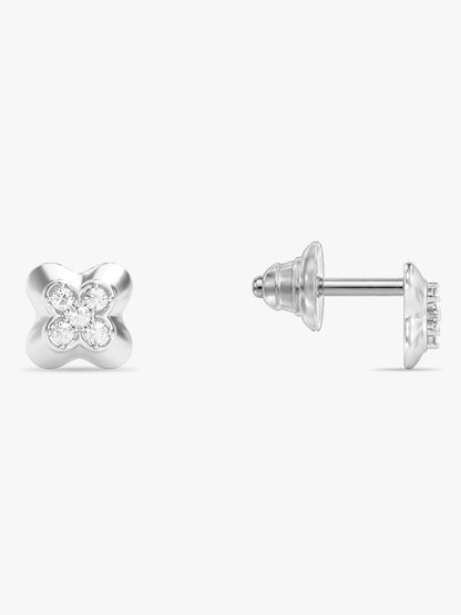 Silver Tansy Earrings
