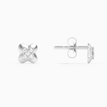 Silver Tansy Earrings