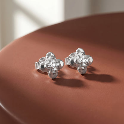 Silver Tansy Earrings