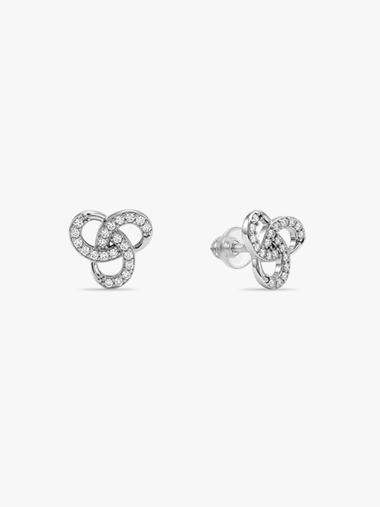 Silver Sparkle Stories Studs