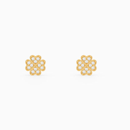 Golden Cloverra Earrings