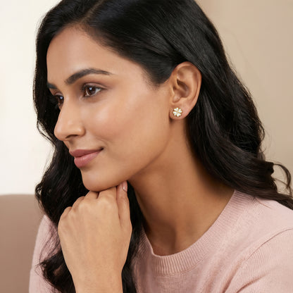 Golden Cloverra Earrings