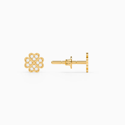 Golden Cloverra Earrings