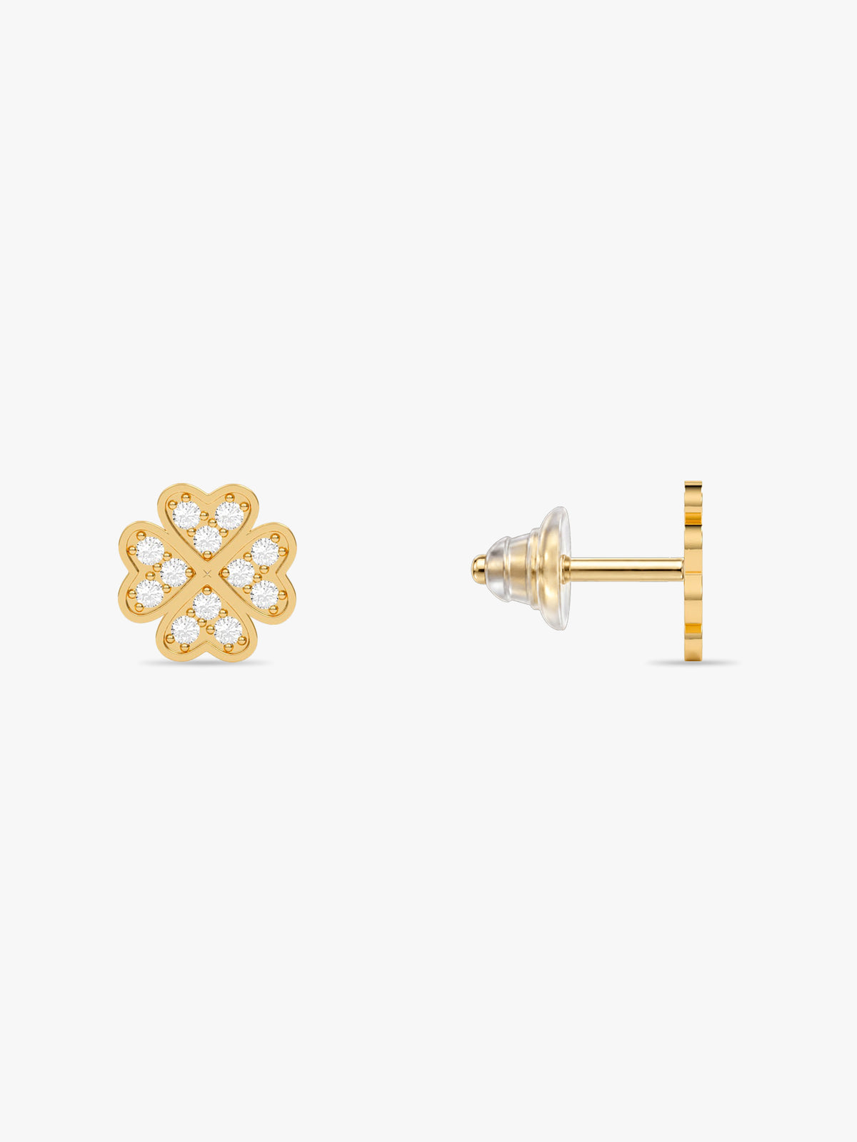 Golden Cloverra Earrings