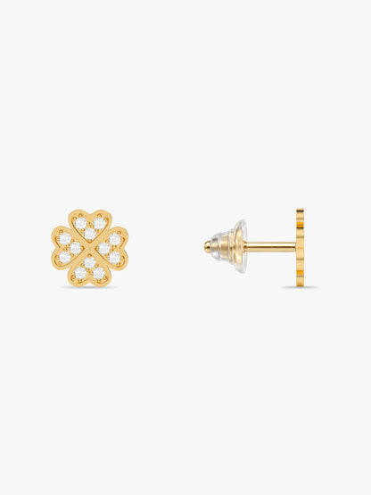 Golden Cloverra Earrings