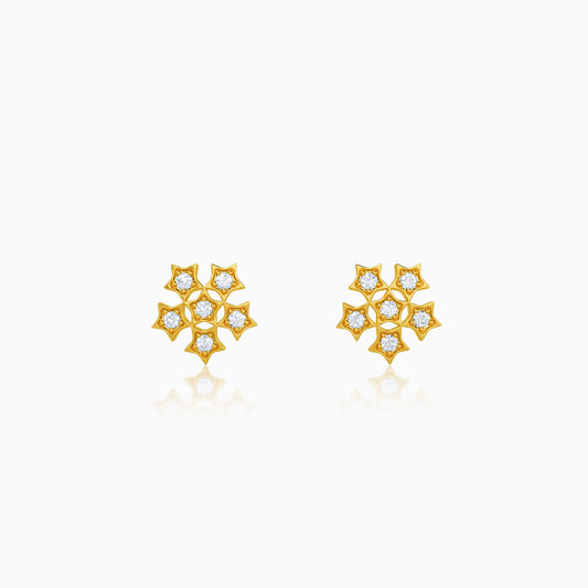 Golden Florisse Stud Earrings