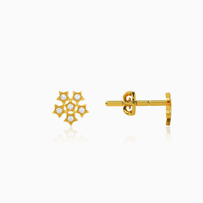 Golden Florisse Stud Earrings