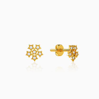 Golden Florisse Stud Earrings