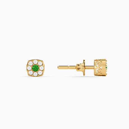 Golden Cassiora Stud Earring