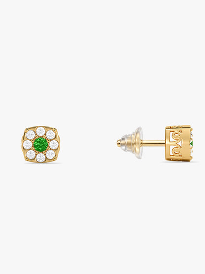 Golden Cassiora Stud Earring