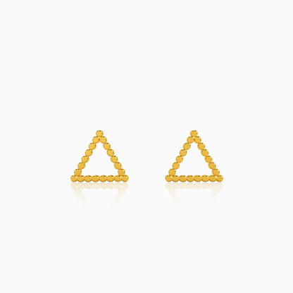 Golden Haloire Stud Earrings