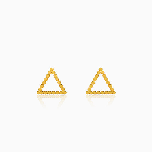 Golden Haloire Stud Earrings