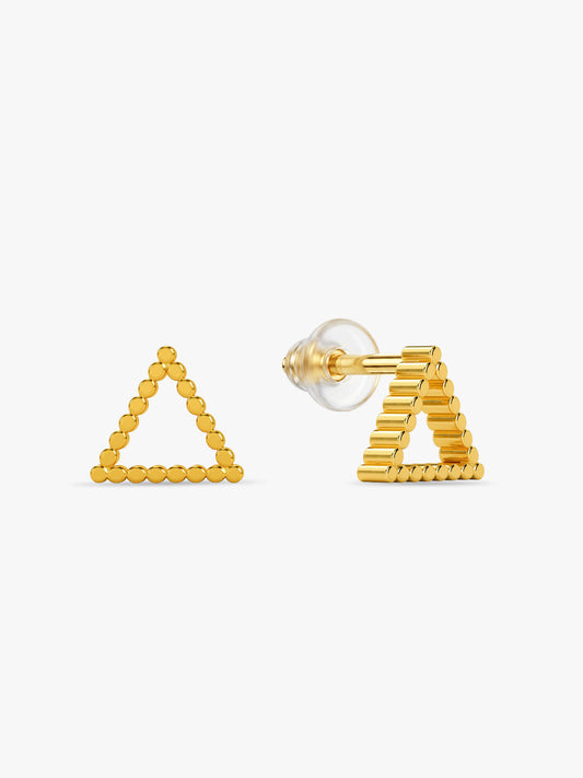Golden Haloire Stud Earrings