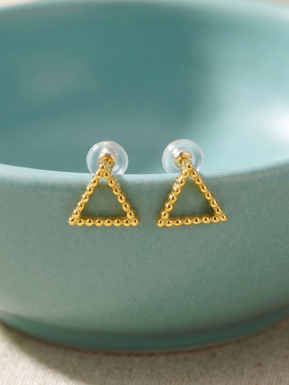 Golden Haloire Stud Earrings