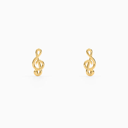 Golden Lyricelle Earrings