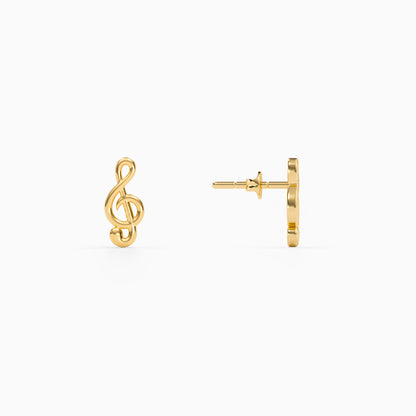 Golden Lyricelle Earrings