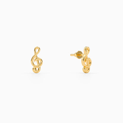 Golden Lyricelle Earrings