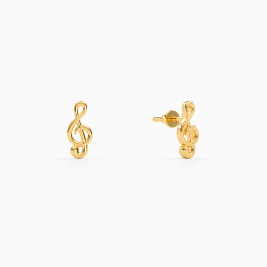 Golden Lyricelle Earrings