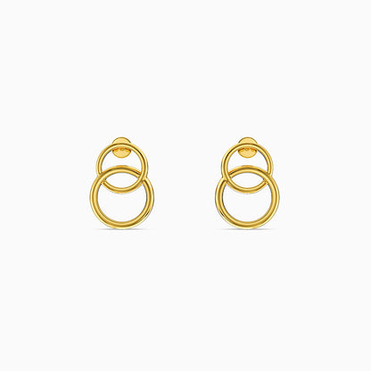 Golden Halo Cascade Earrings