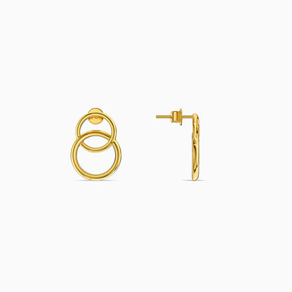 Golden Halo Cascade Earrings