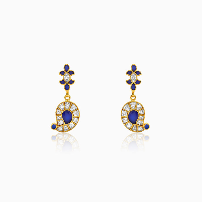 Golden Morika Drop Earrings