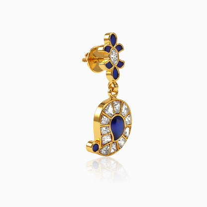 Golden Morika Drop Earrings