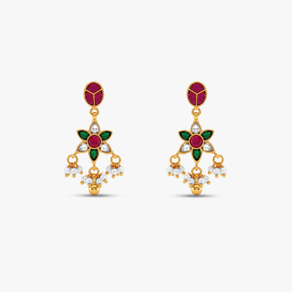 Golden Swarnika Earrings