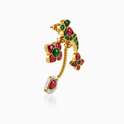 Golden Pakshi Earrings