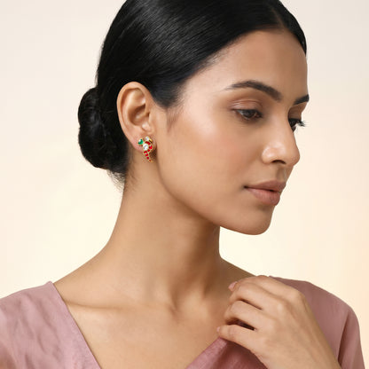 Golden Sarika Earrings
