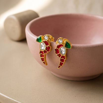 Golden Sarika Earrings