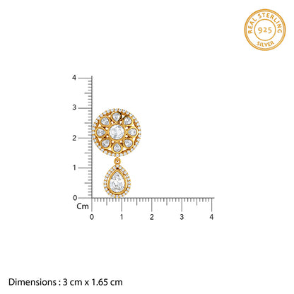 Golden Kiana Drop Earrings