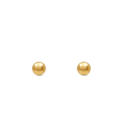 Golden Fabia Stud Earrings