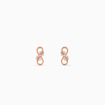 Rose Gold Infinia Earrings