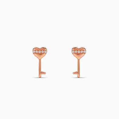Rose Gold Brighter Love Earrings