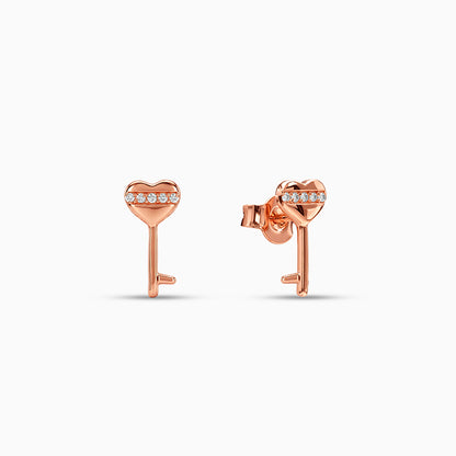 Rose Gold Brighter Love Earrings