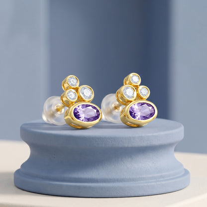 Golden Daily Armour Stud Earrings