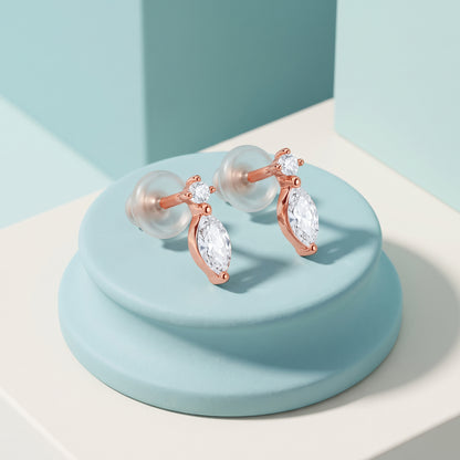 Rose Gold Harriet Earrings