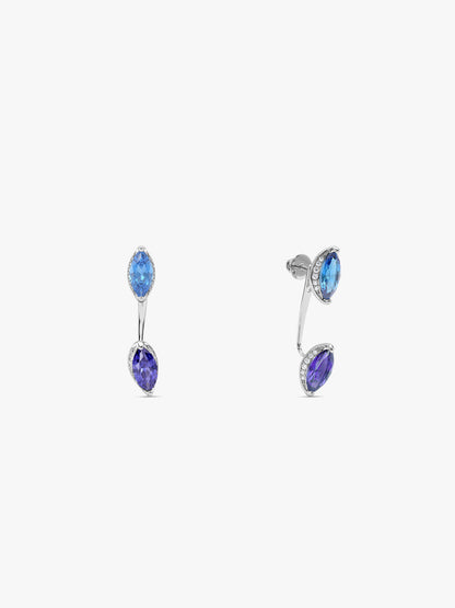 Silver Frostelle Earrings