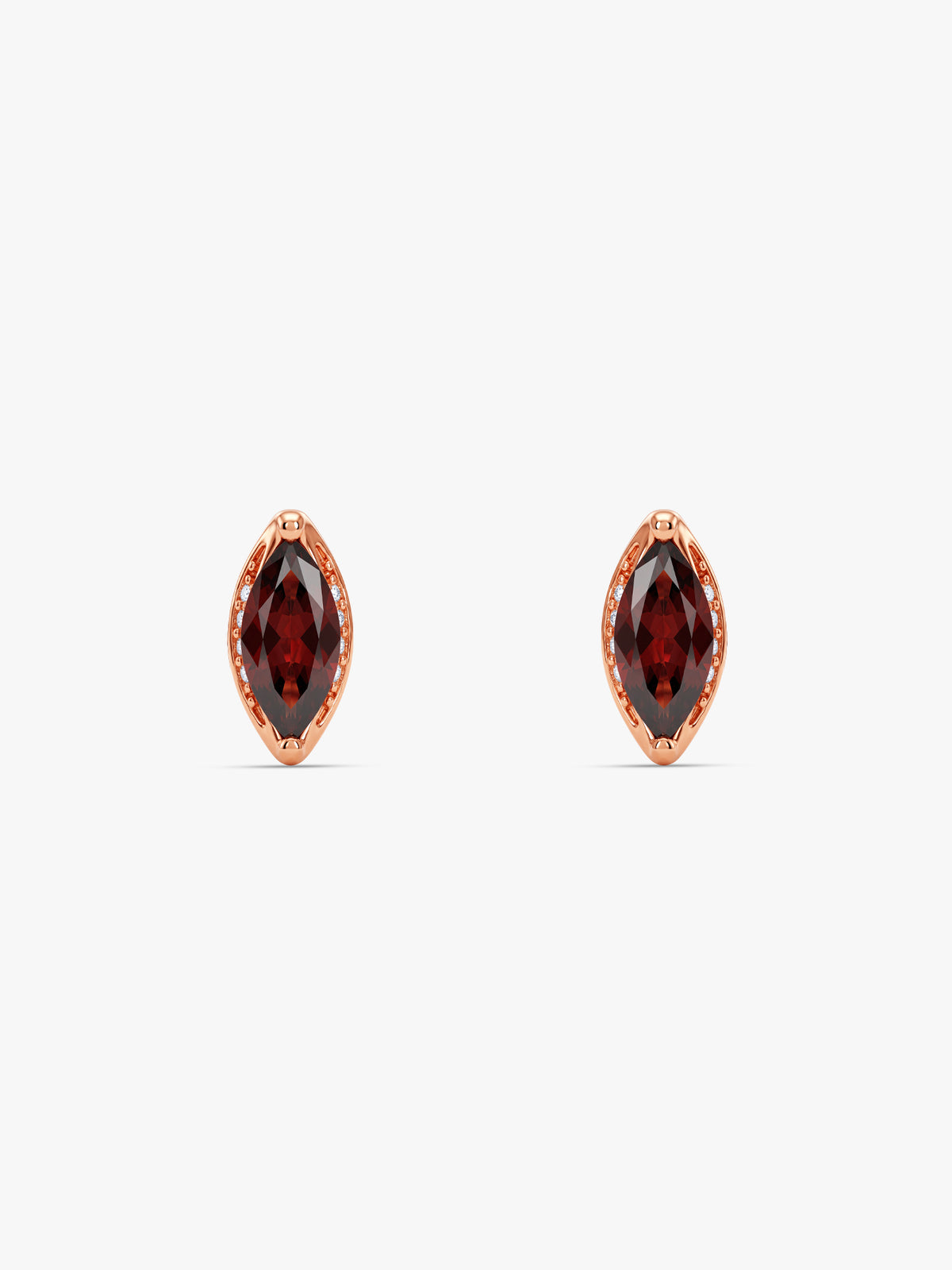 Rose Gold Erythros Studs