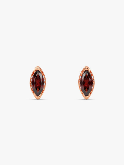 Rose Gold Erythros Studs